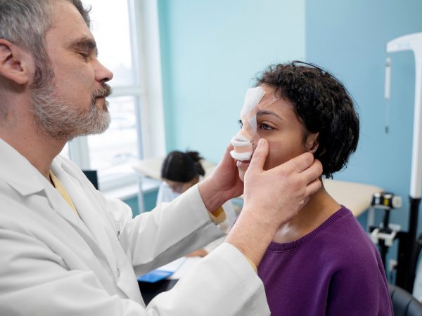 علت و راهکارهای کاهش ورم چشم بعد از عمل بینی